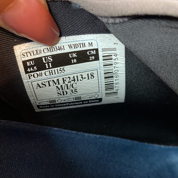 Carhartt Force Nano Work Sneakers Black Shoe Sz 11 - Picture 9 of 9